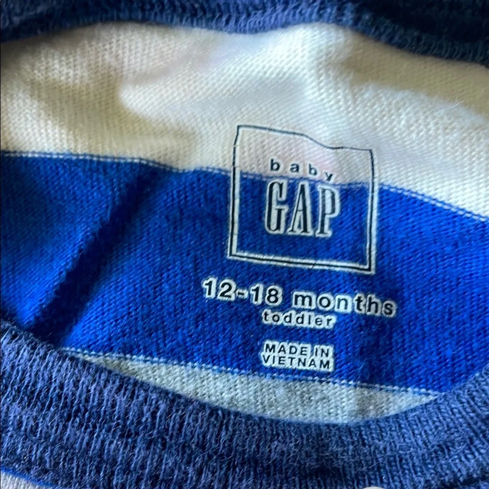 Baby gap Striped Long Sleeve Shirt 13-18M